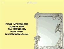 Tablet Screenshot of ffirstimpressions.com